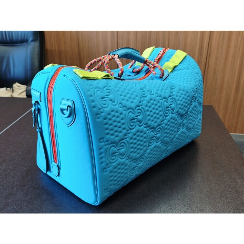 Gucci GG Scuba Duffle Bag Blue - Picture 5 of 9